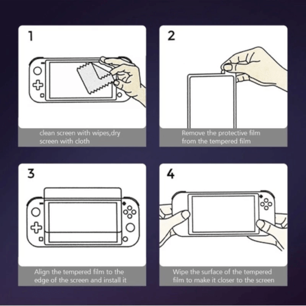 ฟิล์มกระจกนิรภัยกันรอยนิ้วมือ DOBE TNS-1156 สำหรับ NINTENDO SWITCH OLED_7